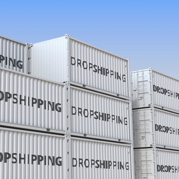 Containers escritos dropshipping